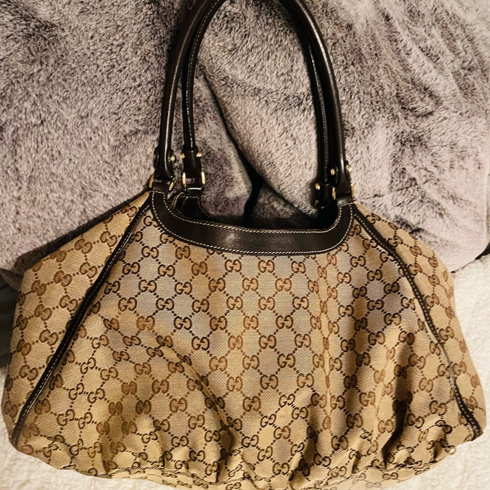 Large GG Canvas Abbey D-Ring Hobo, wallet, wallet plus key holder - Picture 6 of 16